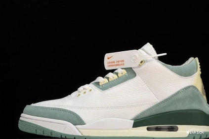 “ Air Jordan DT8532-130 3 GREEN WHITE 0712